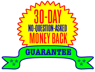 30-day money back guarantee